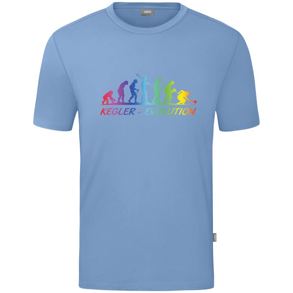 Kids Motiv-T-Shirt "Kegler-Evolution" *Sonderedition" bunt