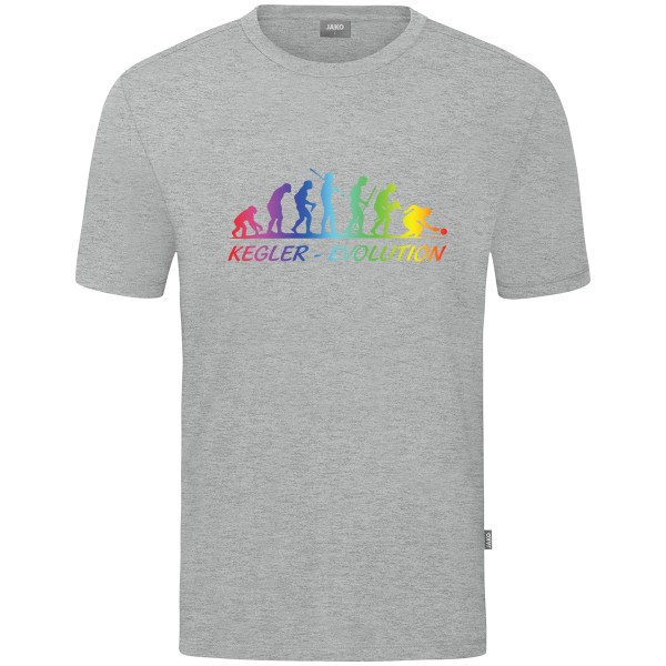 Kids Motiv-T-Shirt "Kegler-Evolution" *Sonderedition" bunt