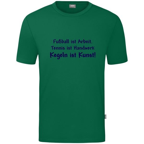 Kids Motiv-T-Shirt "Kegeln ist Kunst" marine