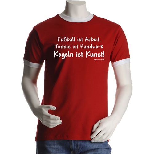 Fun-T-Shirt "...Kegeln ist Kunst"