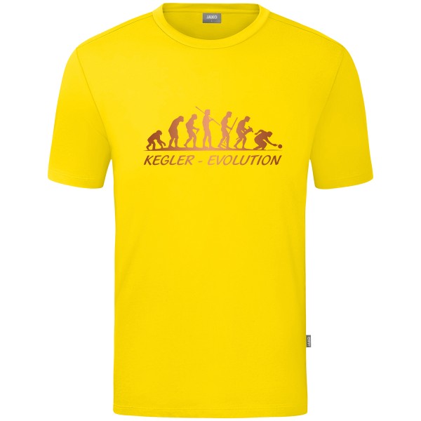 Kids Motiv-T-Shirt "Kegler-Evolution" braun