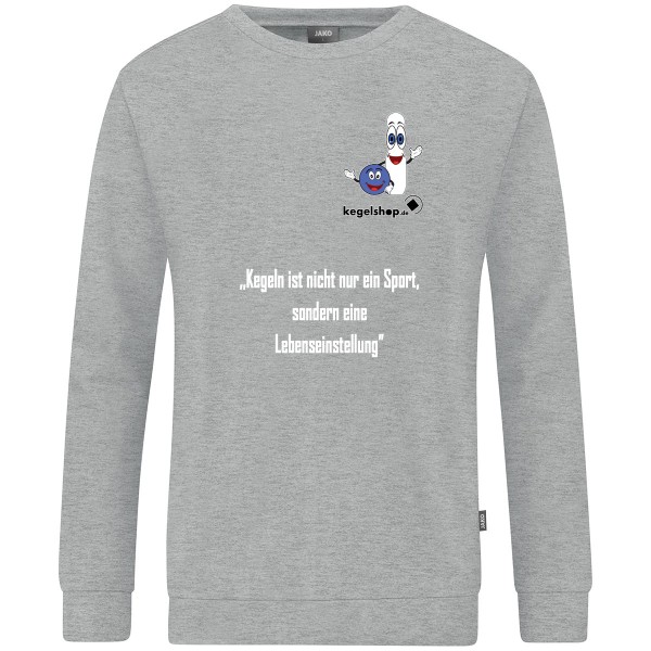 WKV Sweat Organic helllgrau meliert