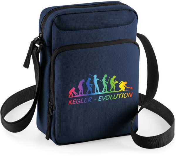 Umhängetasche Kegler-Evolution bunt