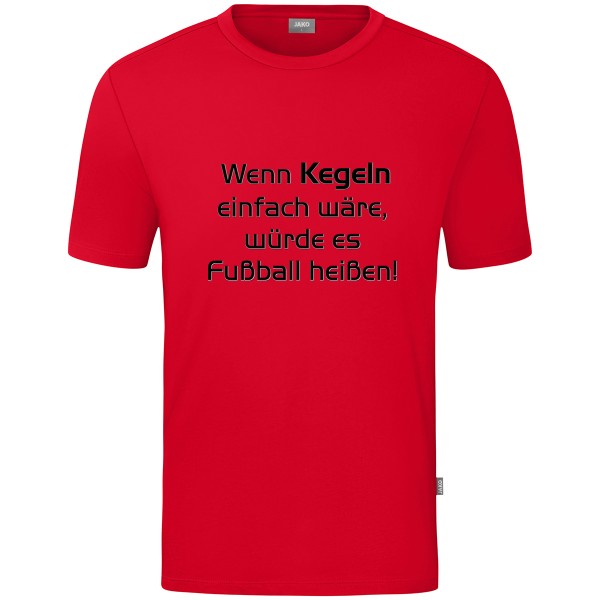 Kids Motiv-T-Shirt "Wenn Kegeln einfach wäre" schwarz