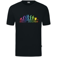 Motiv-T-Shirt "Kegler-Evolution" "Sonderedition" bunt