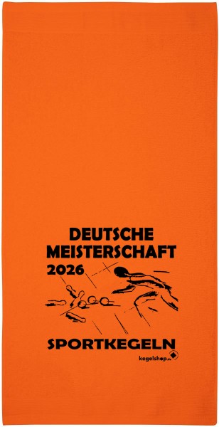 "DM 2026" Handtuch (klein) 50 x 30 cm