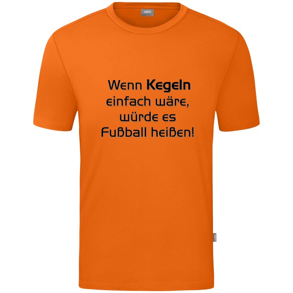 Kids Motiv-T-Shirt "Wenn Kegeln einfach wäre" schwarz