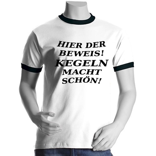 Fun-T-Shirt "...Kegeln macht schön!""