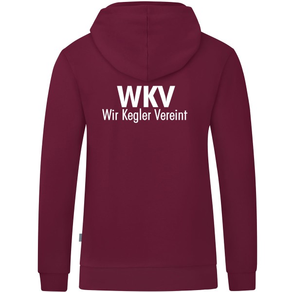 WKV Kapuzenjacke Organic maroon