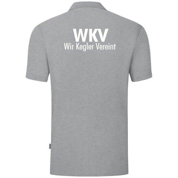 WKV Polo Organic hellgrau meliert