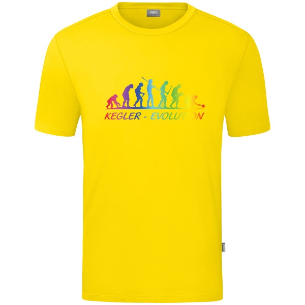 Kids Motiv-T-Shirt "Kegler-Evolution" *Sonderedition" bunt