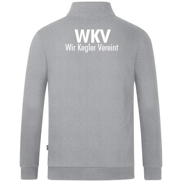 WKV Ziptop Organic hellgrau meliert