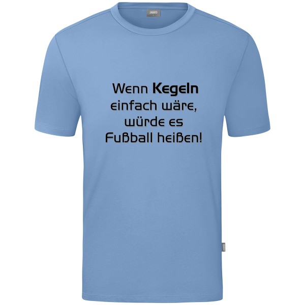 Kids Motiv-T-Shirt "Wenn Kegeln einfach wäre" schwarz
