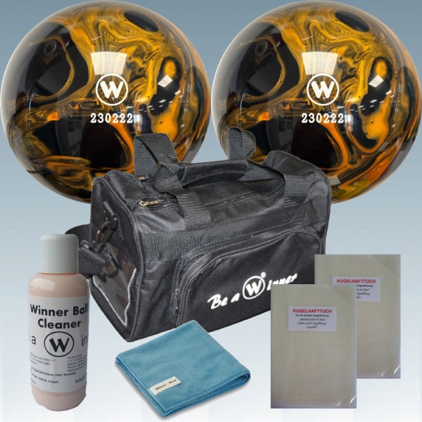 Winner Vollkugel-Set 160mm marmoriert