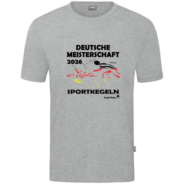 T-Shirt "DM 2026" graumeliert