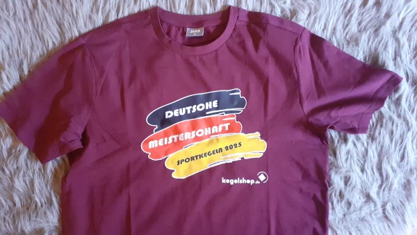 T-Shirt "DM 2025" bordeaux