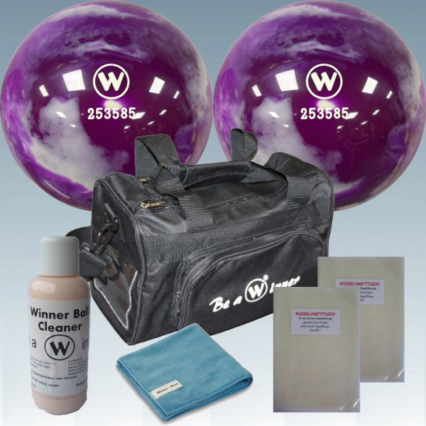 Winner Vollkugel-Set 160mm marmoriert