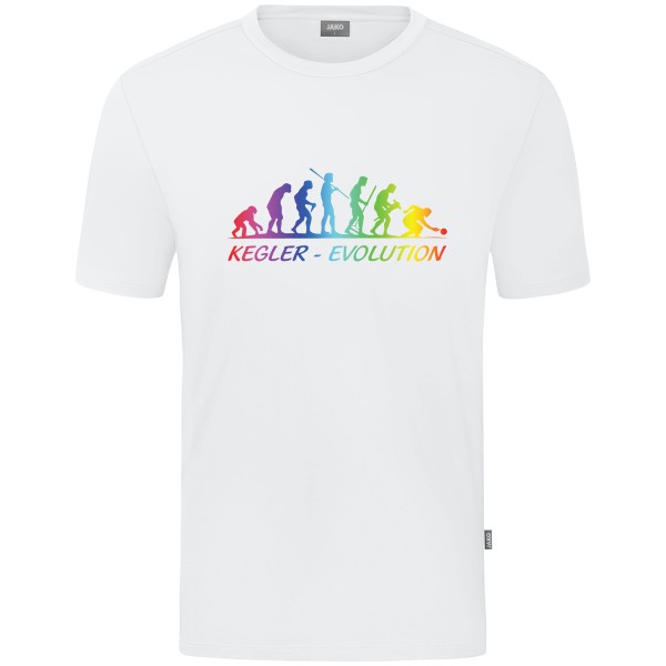 Kids Motiv-T-Shirt "Kegler-Evolution" *Sonderedition" bunt