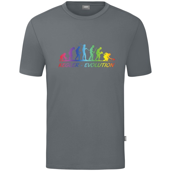 Kids Motiv-T-Shirt "Kegler-Evolution" *Sonderedition" bunt