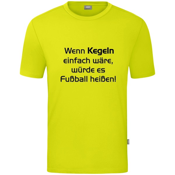 Kids Motiv-T-Shirt "Wenn Kegeln einfach wäre" schwarz