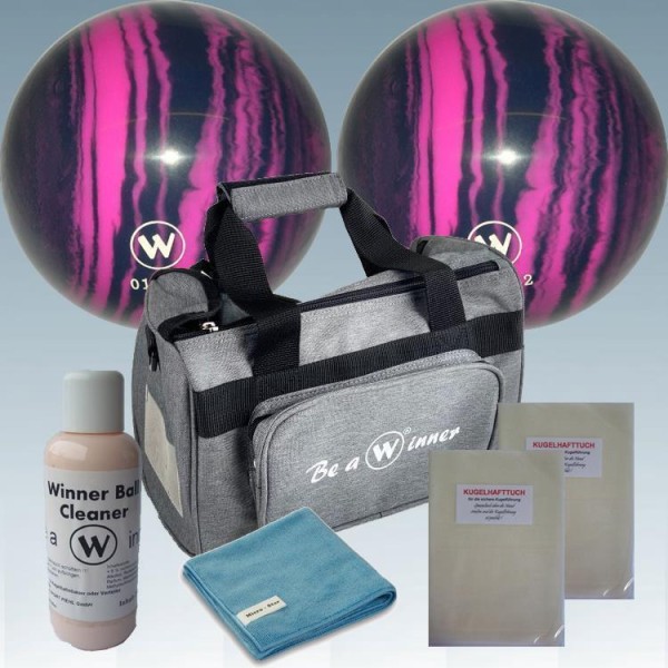 Winner Vollkugel-Set 140mm marmoriert