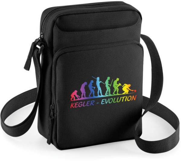 Umhängetasche Kegler-Evolution bunt