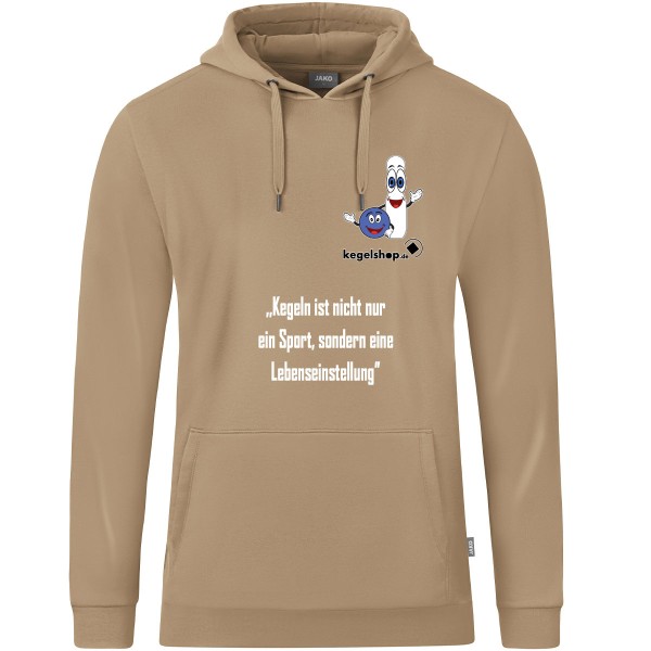 WKV Kapuzensweat Organic sand