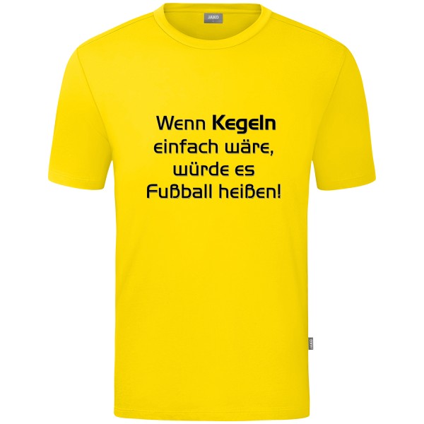 Kids Motiv-T-Shirt "Wenn Kegeln einfach wäre" schwarz
