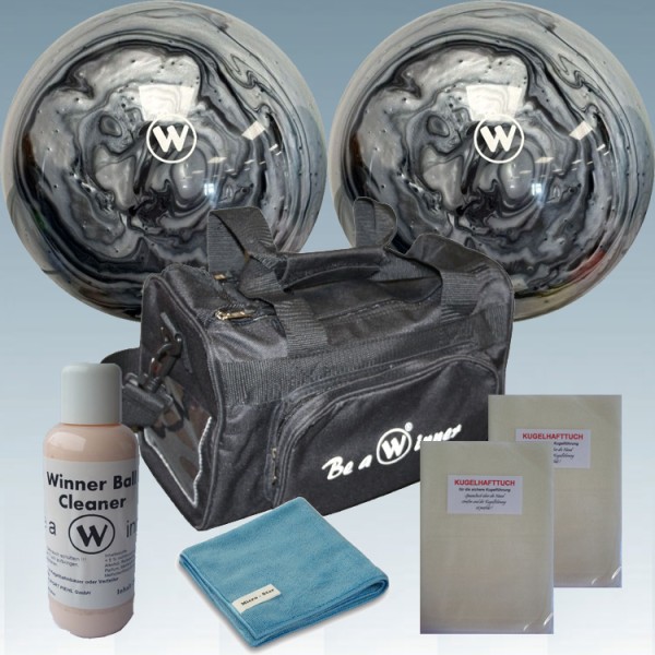 Winner Vollkugel-Set 160mm marmoriert