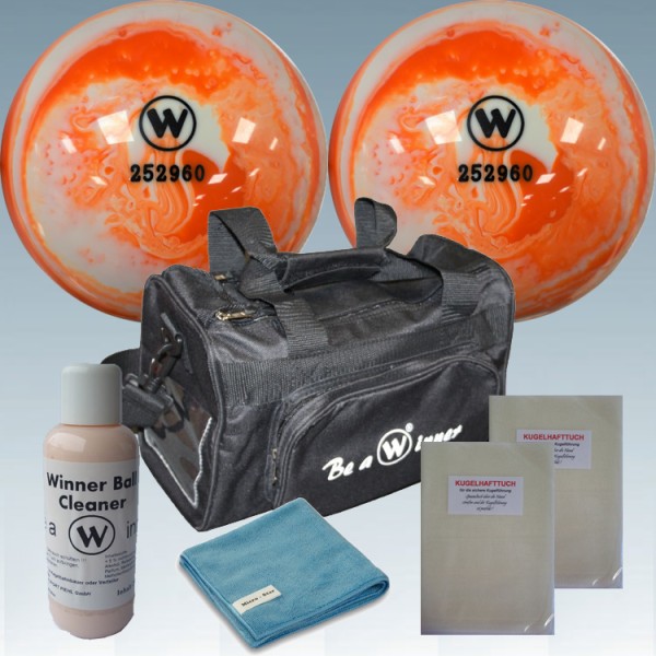 Winner Vollkugel-Set 160mm marmoriert