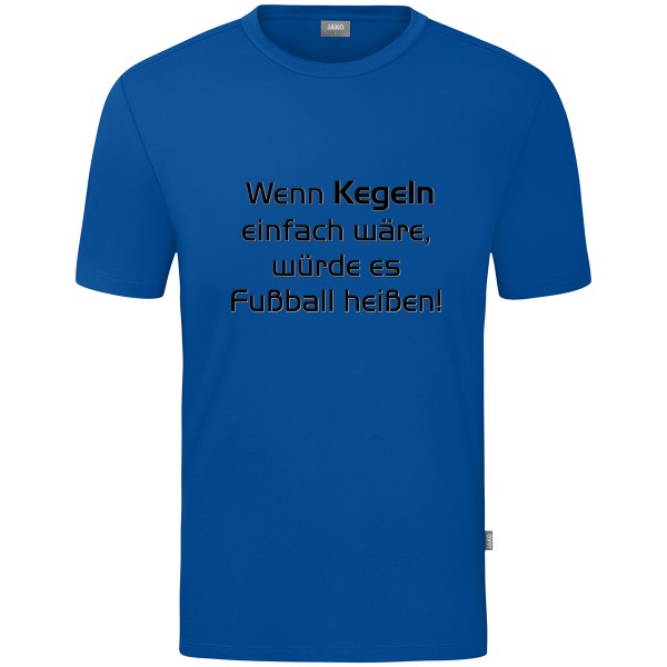 Kids Motiv-T-Shirt "Wenn Kegeln einfach wäre" schwarz