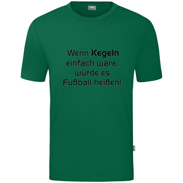 Kids Motiv-T-Shirt "Wenn Kegeln einfach wäre" schwarz