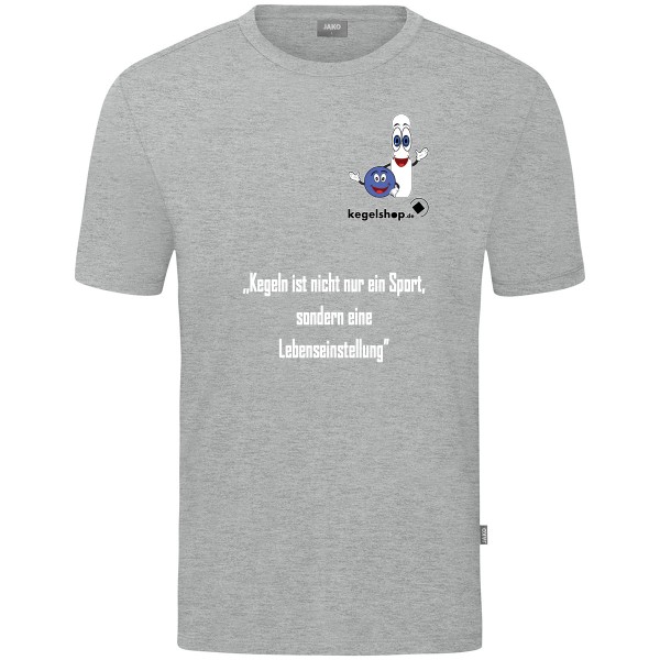 WKV T-Shirt Organic hellgrau meliert